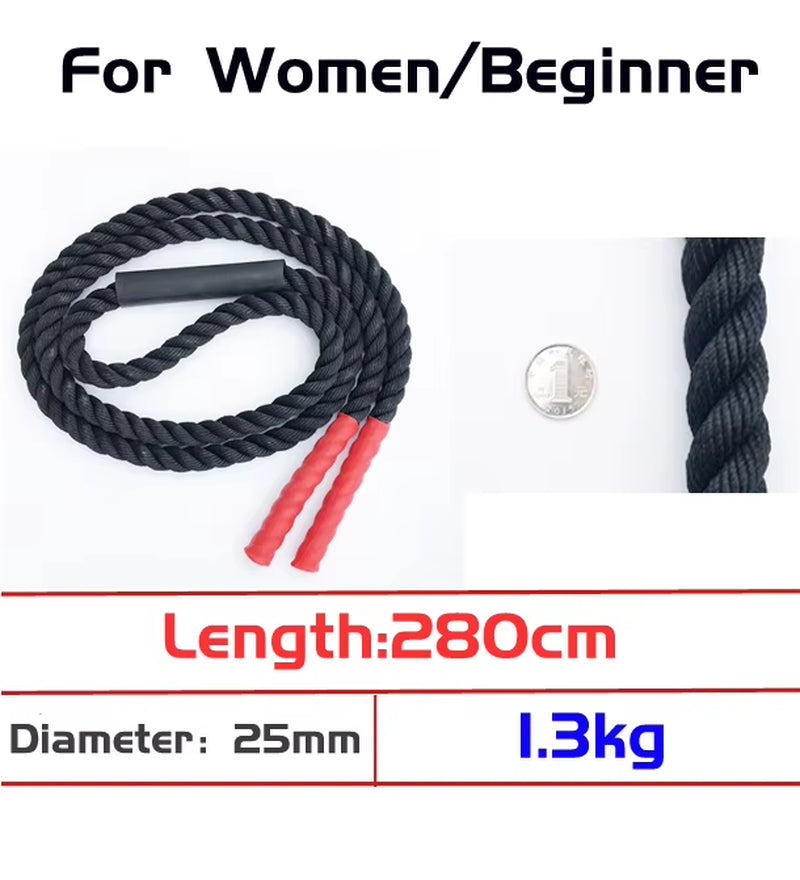 1.5Kg Weight Jumping Rope Skipping Jump Fitness Equipment Gym Loose Weight Training Boxing Sports Exercises Adjustable