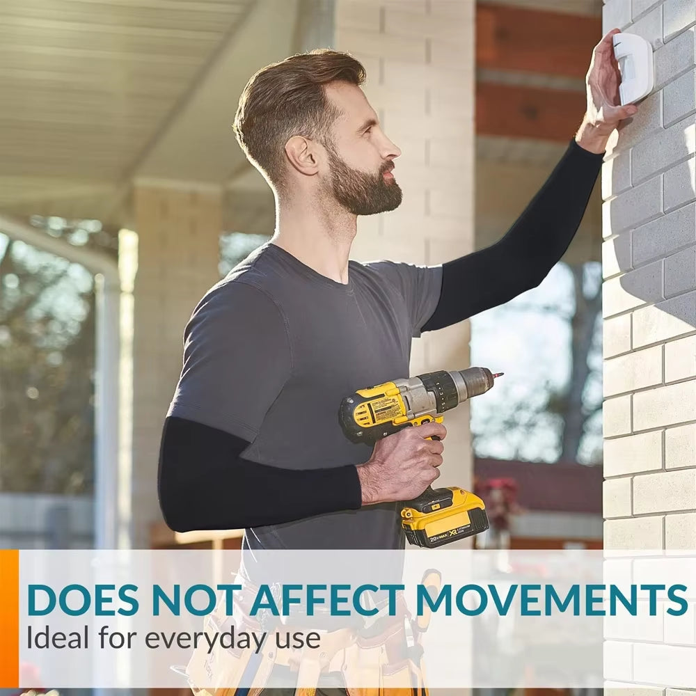 1Pcs Sports Arm Compression Sleeve Basketball Cycling Arm Warmer Summer Running UV Protection Volleyball Sunscreen Bands