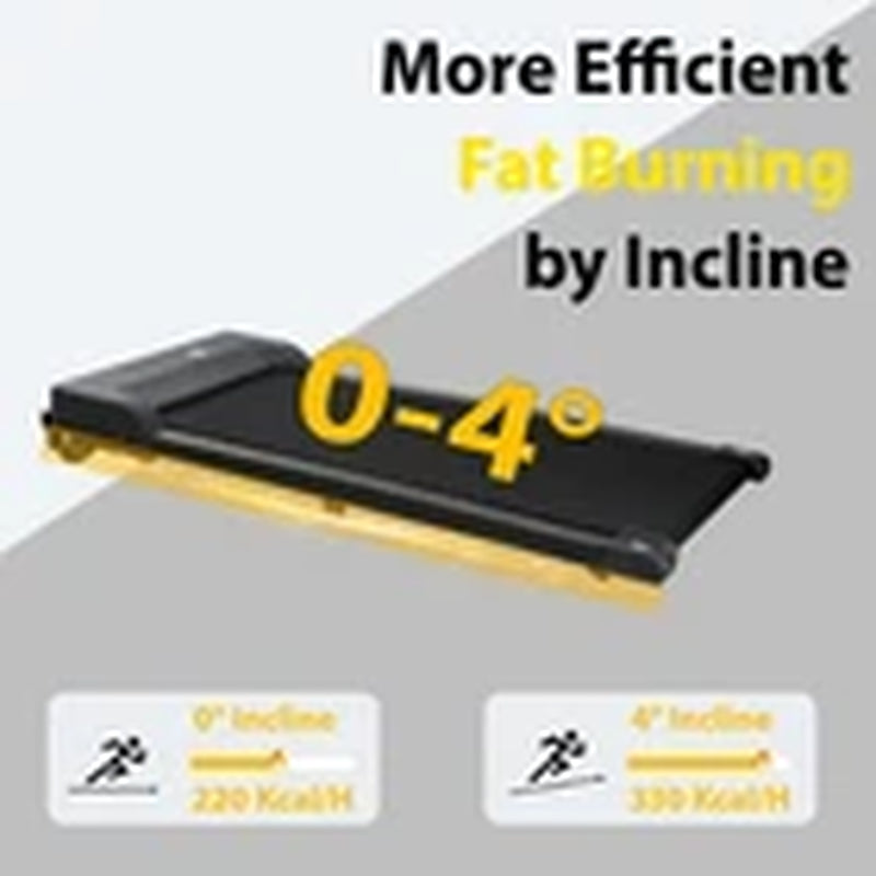 1-12Km/H Electric Walking Pad Treadmill Home under Desk Exercise Machine Fitness